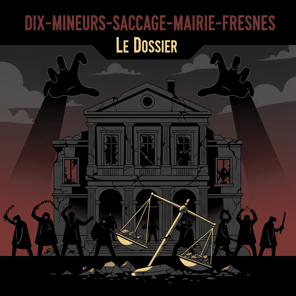 Fresnes : dix mineurs dans le viseur après le saccage de la mairie