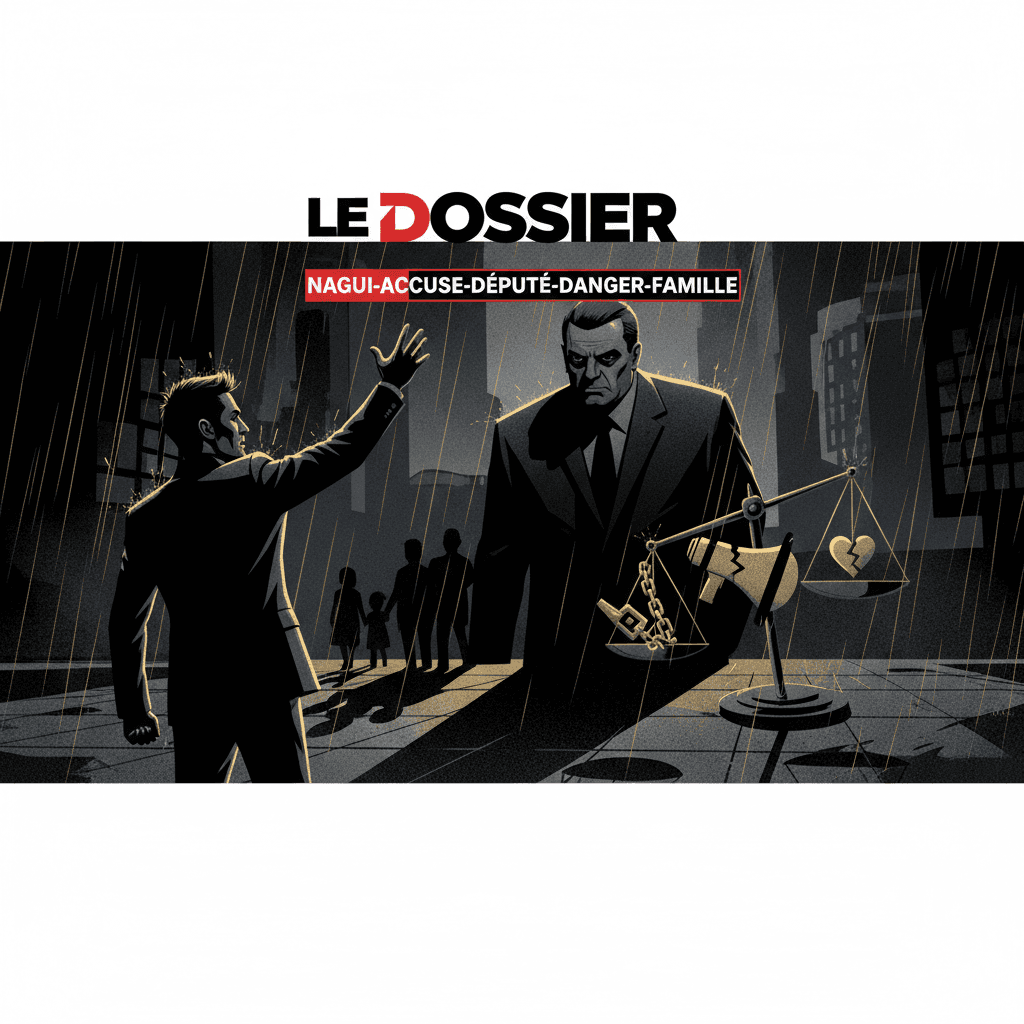 Nagui accuse le député Charles Alloncle de mettre sa famille en danger