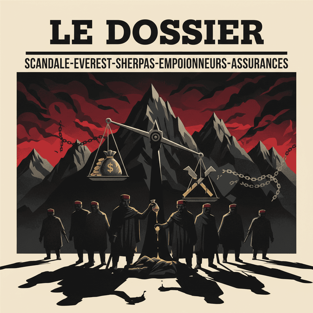 SCANDALE À L'EVEREST : DES SHERPAS EMPOISONNEURS POUR L'ARGENT DES ASSURANCES