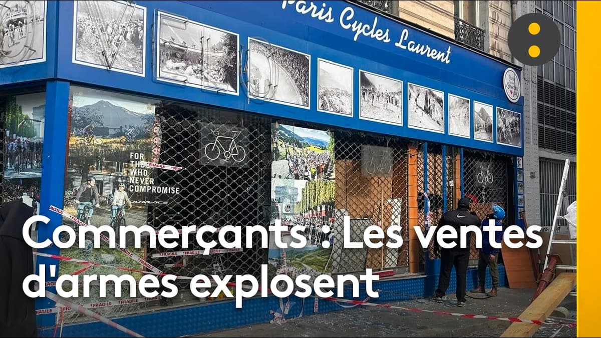 Commerçants français s'arment face aux pillages : l'État absent