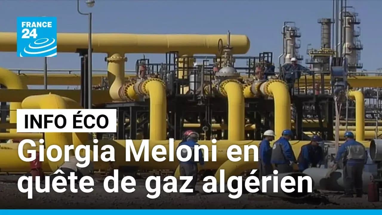 Meloni courtise l'Algérie pour sauver l'Italie de la crise gazière