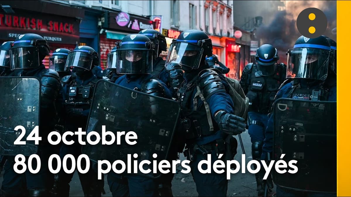 Manifestations en France : un dispositif de sécurité massif déployé