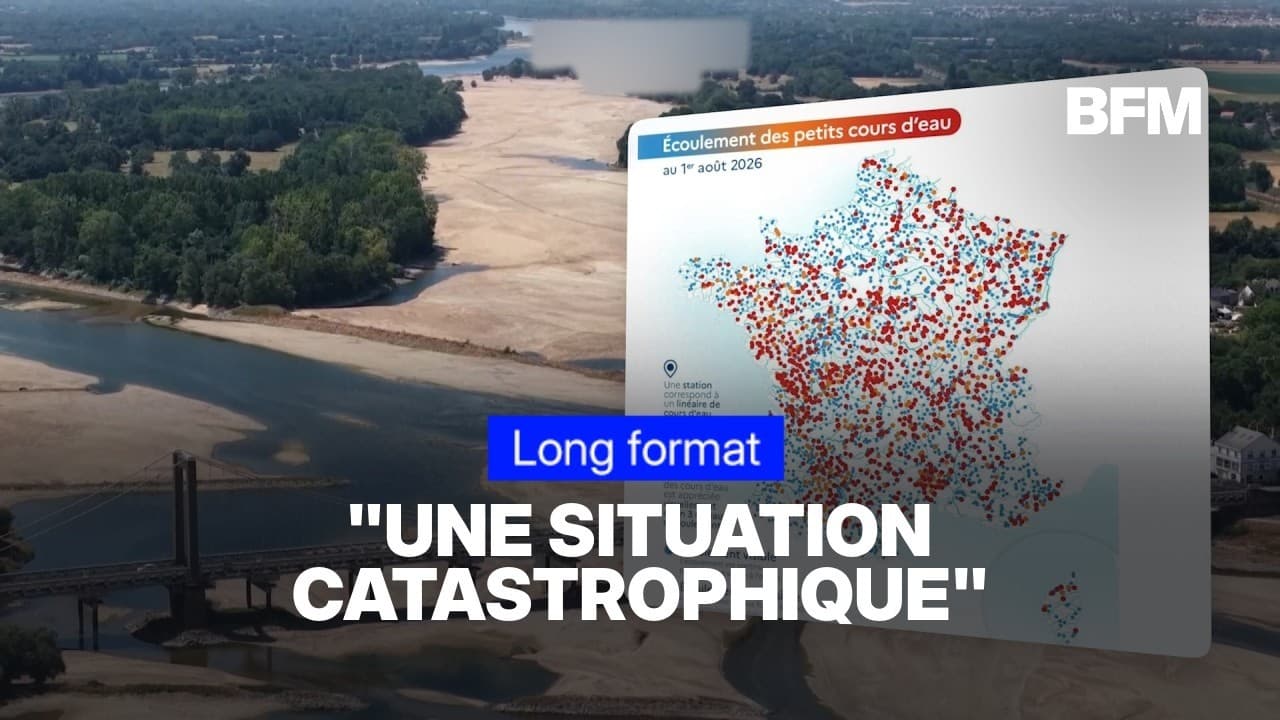 Sécheresse 2026 : 1373 cours d'eau français à sec, un record