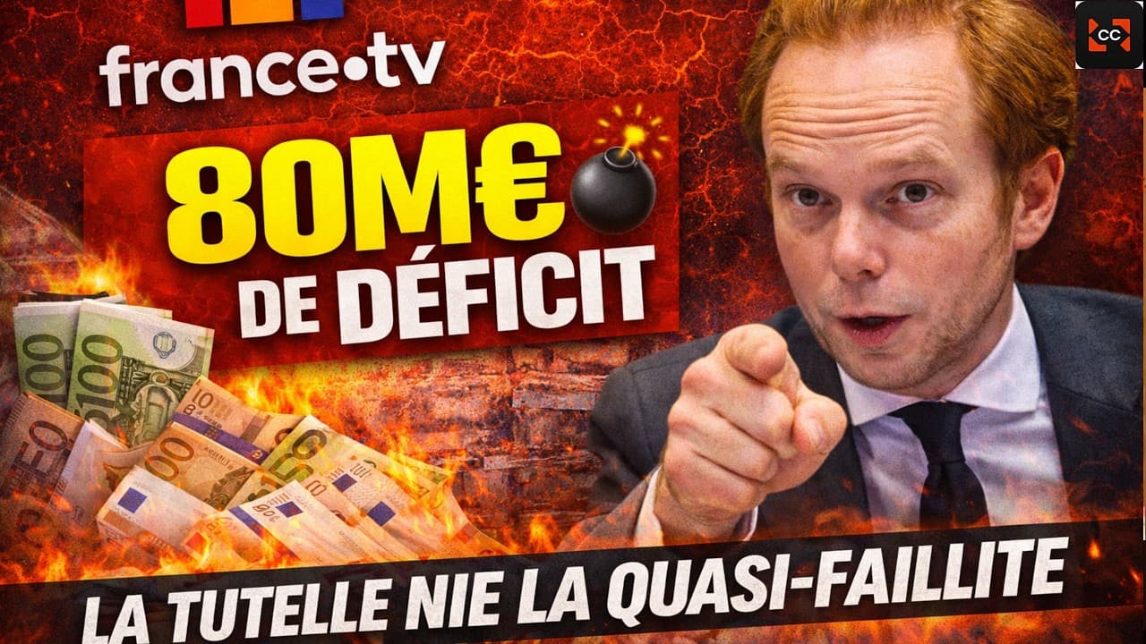 France Télévision au bord de la faillite : 80 millions de déficit révélés