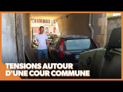 Voisine transforme cour commune en casse auto : le scandale caché des copropriétés