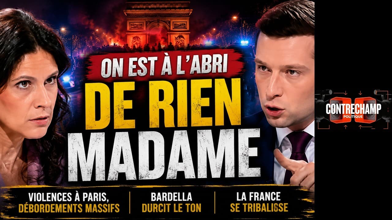 Bardella alerte sur la violence urbaine et pointe l'immigration