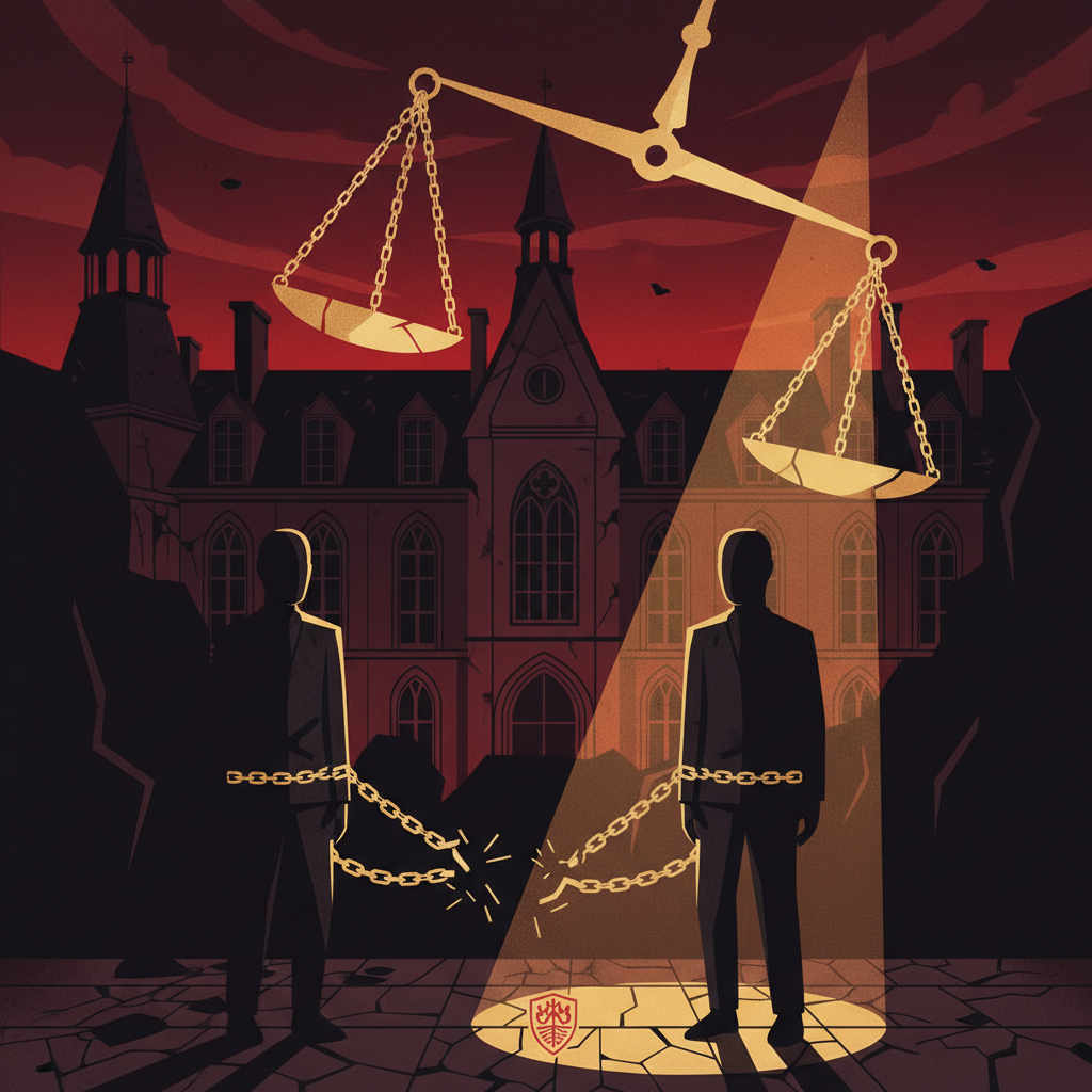 Illustration: Saint-Dominique : deux animateurs écroués, l'école des beaux quartiers frappée par le silence
