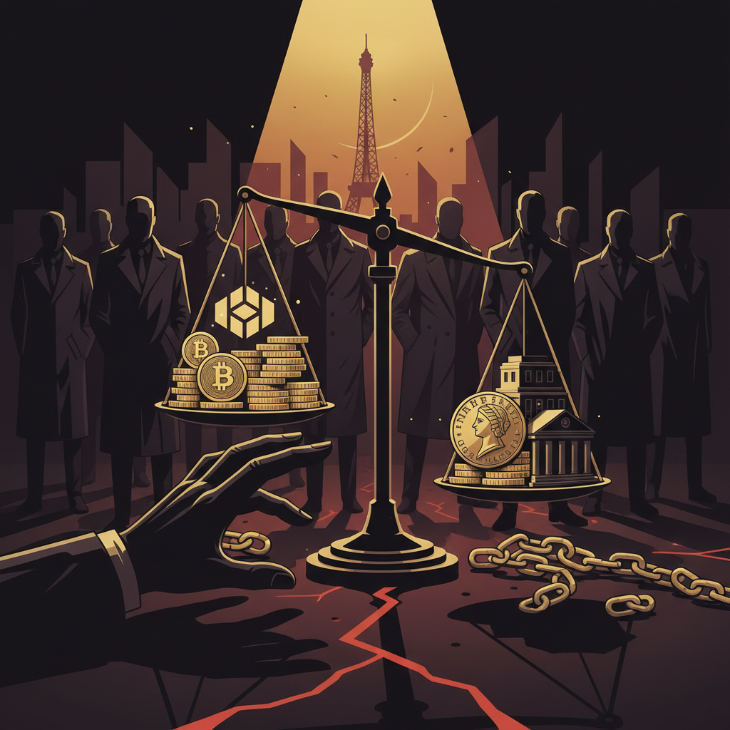 Illustration: Crypto : le silence coupable des banques françaises