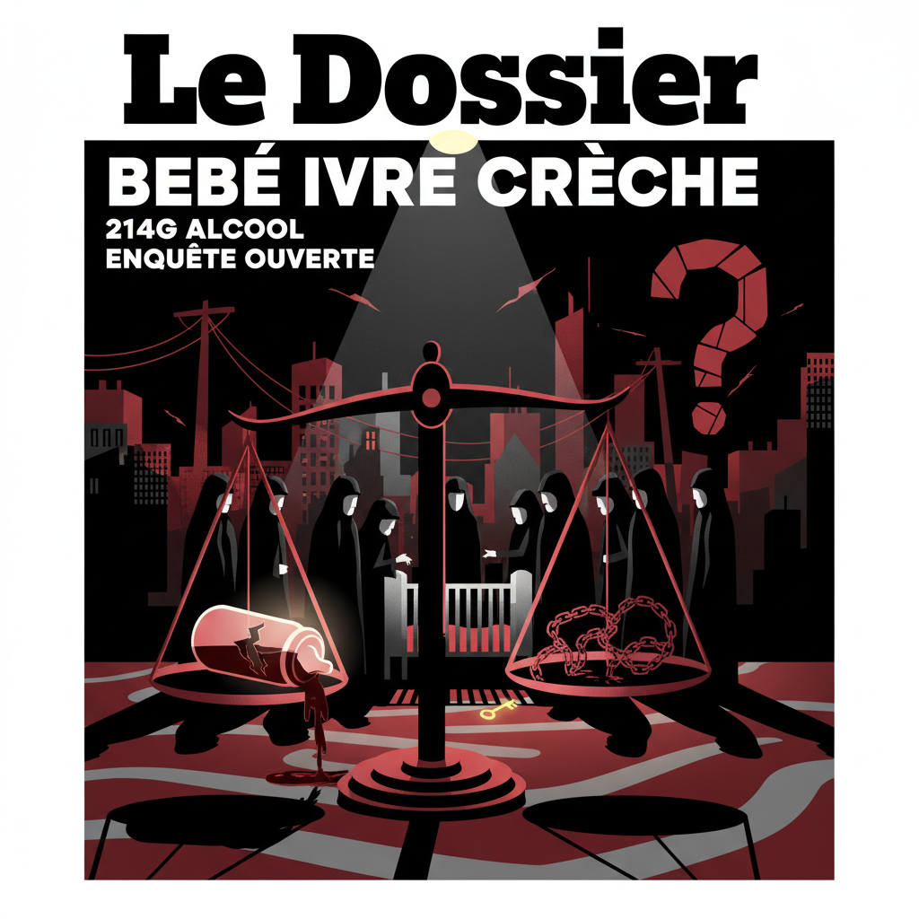 Illustration: Bébé ivre à la crèche : 2,14g d'alcool, enquête ouverte