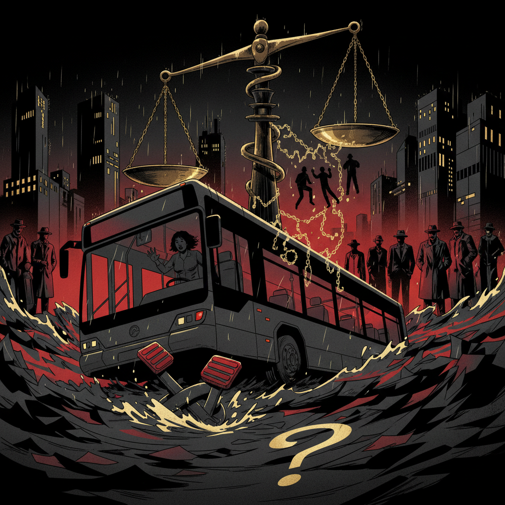 Illustration: Bus dans la Seine : la conductrice avoue avoir confondu les pédales