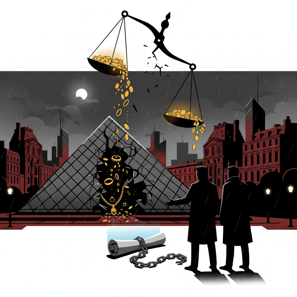 Illustration: Louvre : le rapport prémonitoire enterré, 88 millions envolés