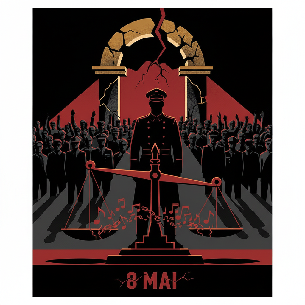 Illustration: Parquet ouvre une enquête après le scandale du chant pétainiste du 8-Mai