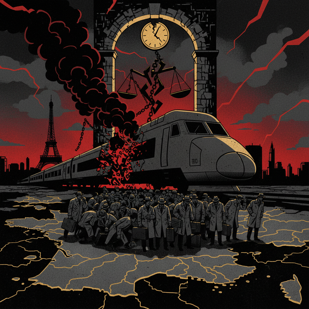 Illustration: CHAOS TGV : la SNCF paralyse l'est de la France