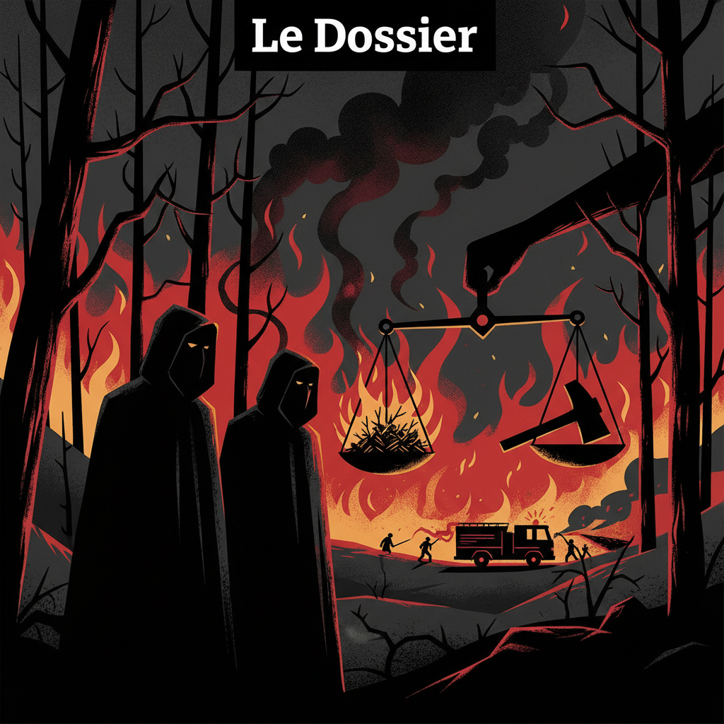 Illustration: Feux en Seine-et-Marne : deux pyromanes présumés derrière les incendies à répétition