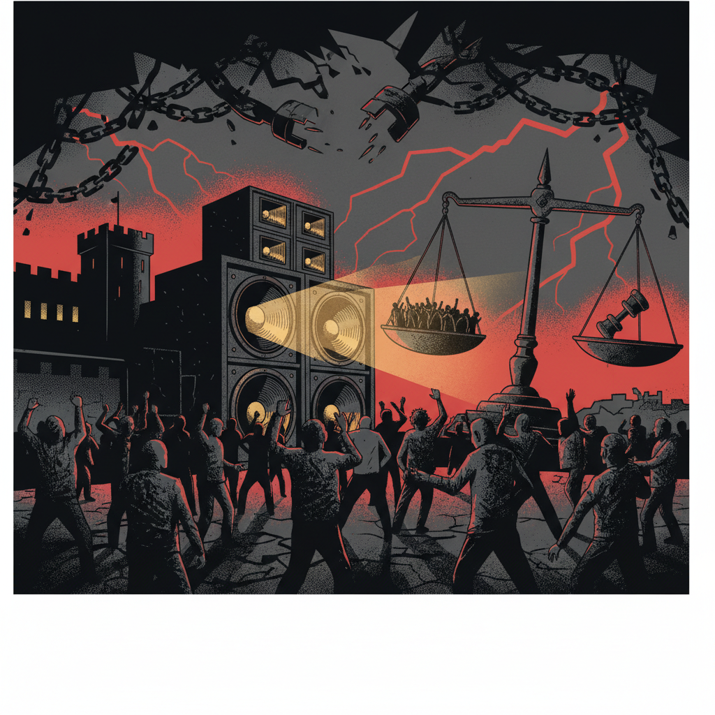 Illustration: Free party dans le Cher : des milliers défient l’interdiction
