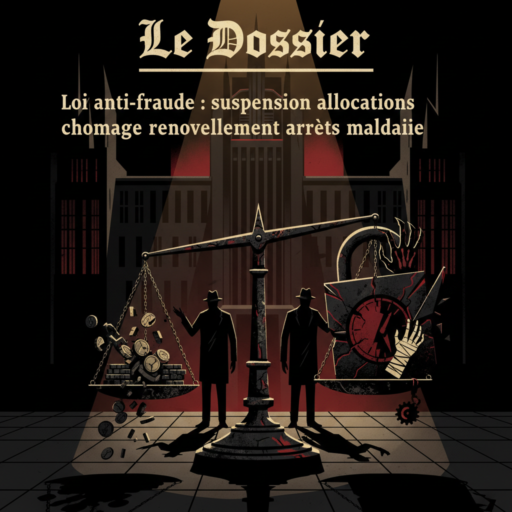 Illustration: Loi anti-fraude : le Parlement suspend les allocs et verrouille les arrêts maladie