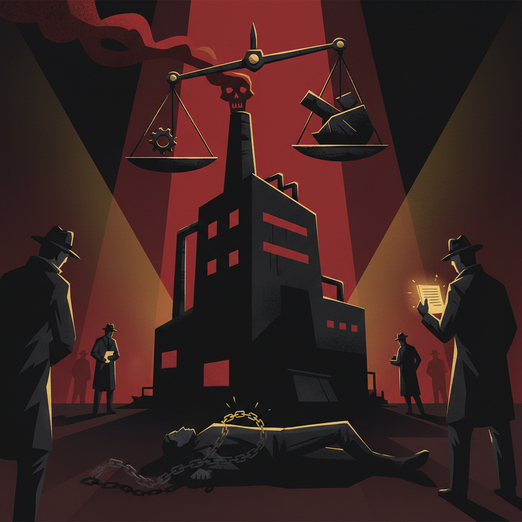 Illustration: Lustucru: Mort d'un ouvrier après des alertes ignorées