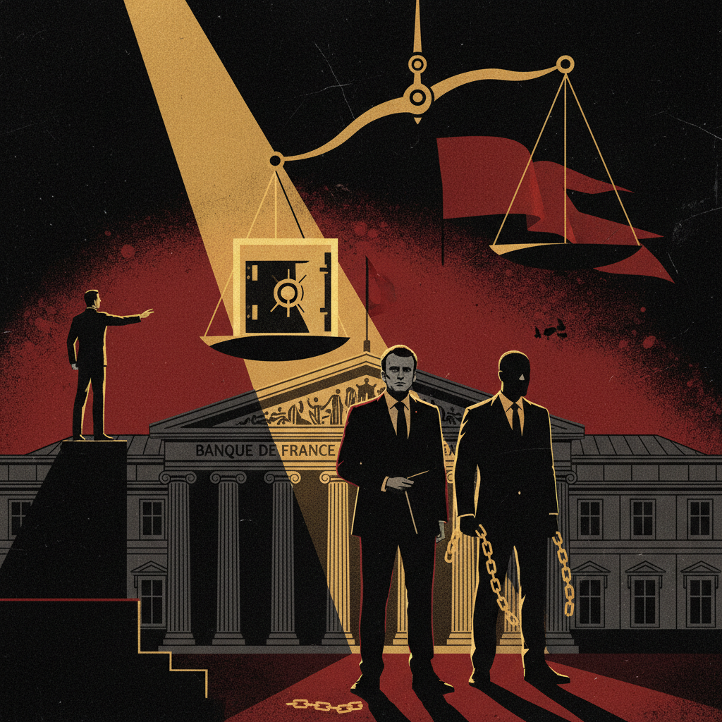 Illustration: Macron-Moulin : la Banque de France piégée par le candidat de l'Élysée