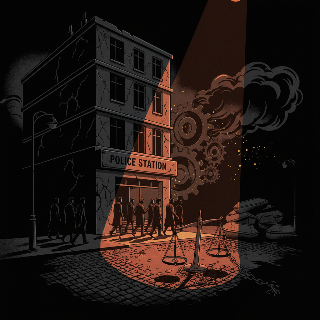 Illustration: Agde : un mort en garde à vue, le parquet ouvre — et la machine à silence se remet en marche