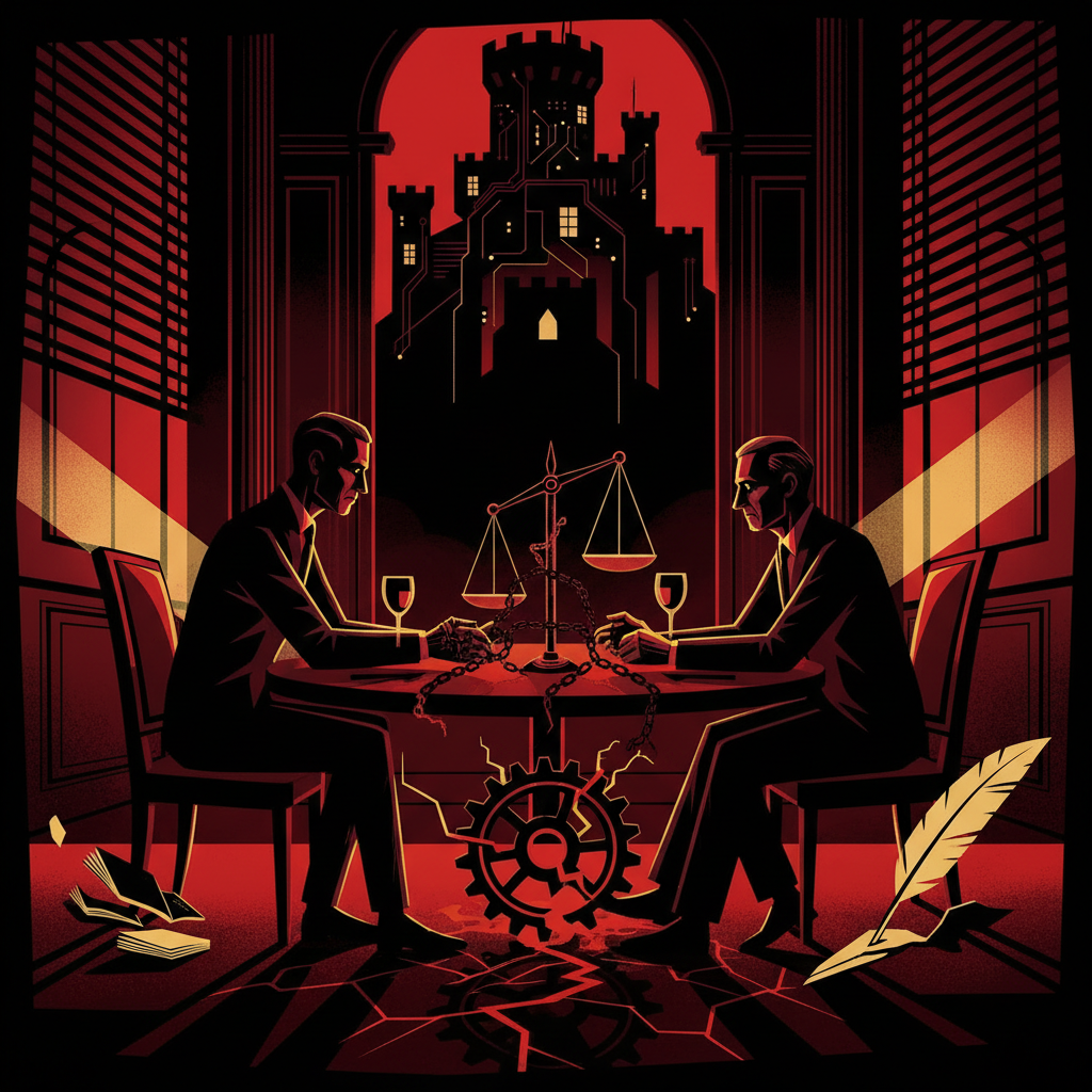 Illustration: Néoréactionnaires américains : le dîner secret de Yarvin et Camus qui inquiète la France