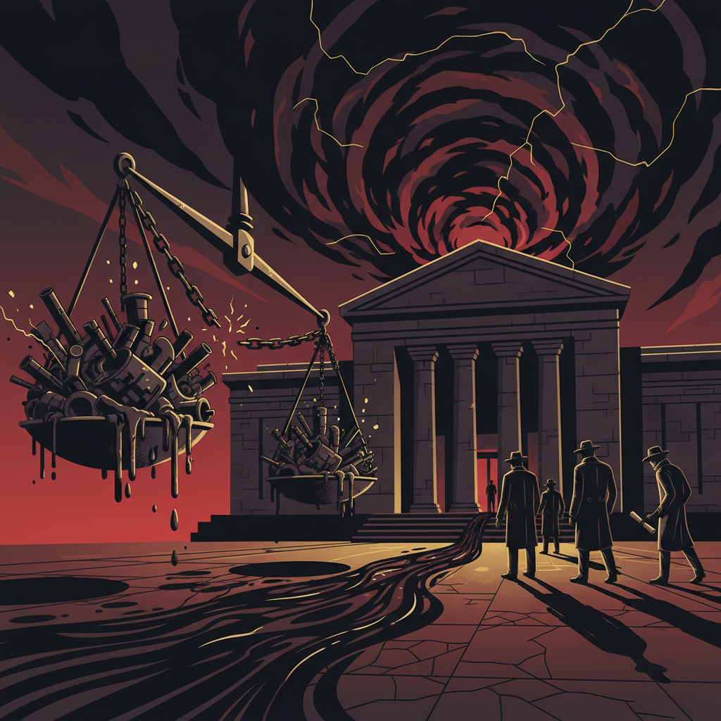 Illustration: PFAS : l'État traîné en justice – les pollueurs éternels frappent à la porte du tribunal