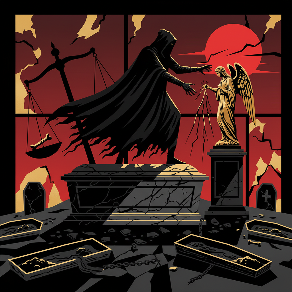 Illustration: Pillages de tombes : vols de statues et profanations de cercueils en hausse en France