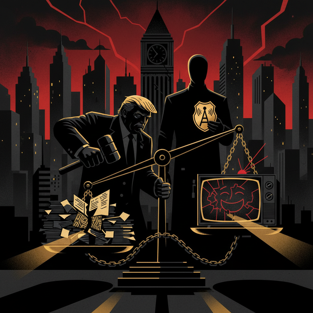 Illustration: Trump censure ABC : la revanche d'un sketch de Kimmel