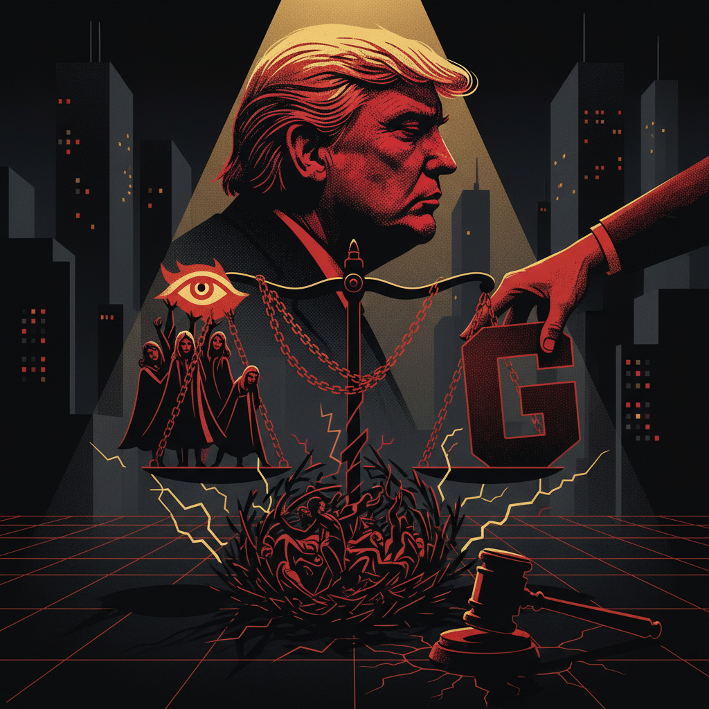 Illustration: Trump sous pression pour gracier une secte sexuelle
